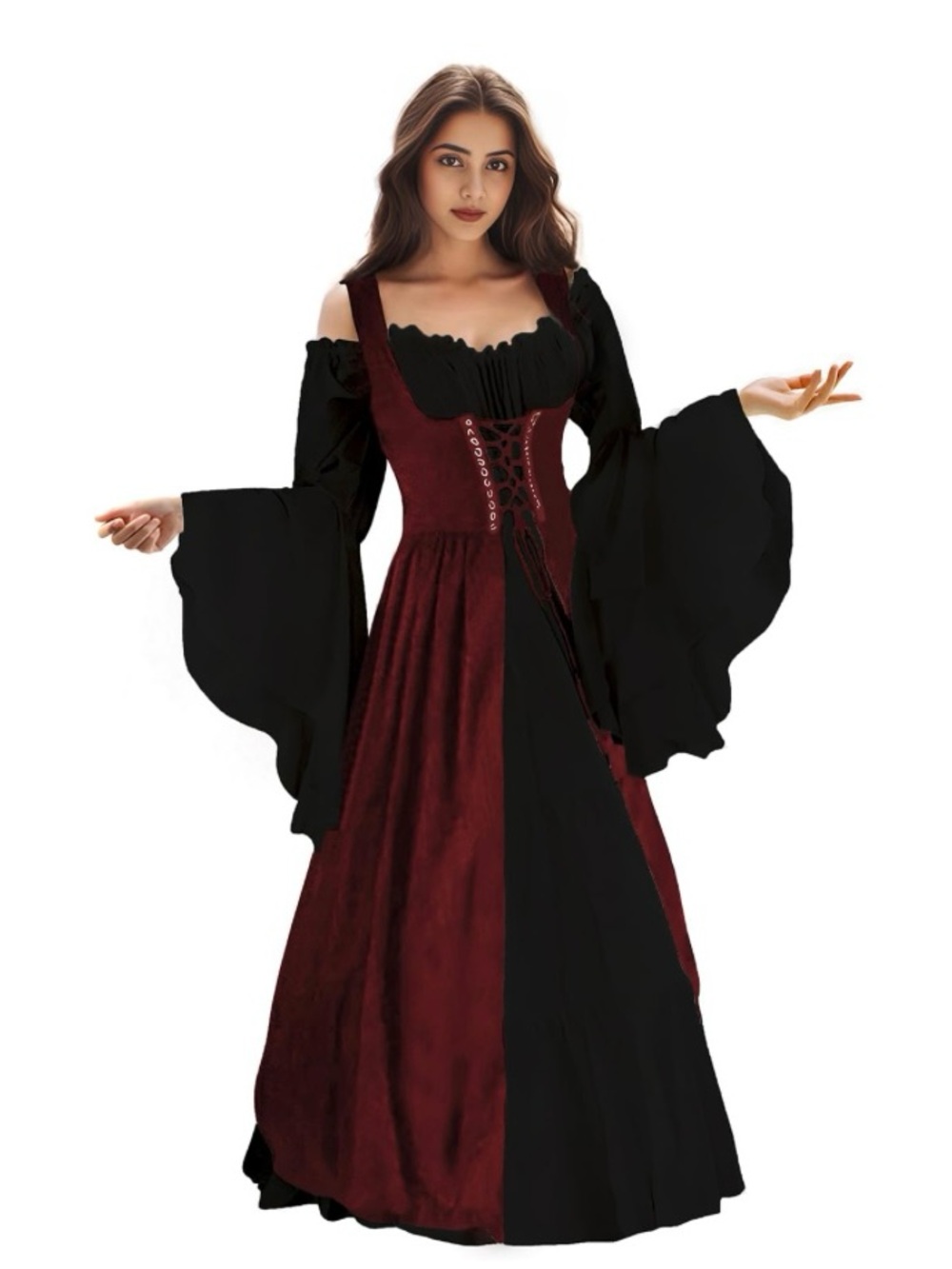 Renaissance Dress Women Medieval Dress Ren Faire Costume Renaissance Outfit